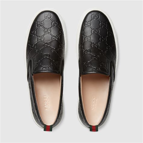 gucci sneakers with writing on the side|Gucci slip on sneakers women.